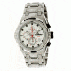 Chronotech Active 7991  Watch - Silver Steel Band, White Face Ct.7991m/26m