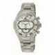 Chronotech Active Metal Gear 7141  Watch - Stainless Steel Band, White Face Ct.7141m/06m