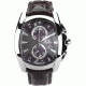 Chronotech Reloaded 7024 M62  Watch - Brown Band, Silver/Black Face Ct.7024m/62