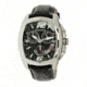 Chronotech Stone Cut  Watch - Black Band, Silver/Black Face Ct.7138m/02