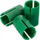 Claybuster Harvester Muzzleloading 50 Cal. Crush Rib Sabots Fit 44 Cal. Bullets 50/pk, H15044GR
