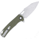 CobraTec Wolverine Liner Lock Drop Serrated Folding Knife, OD Green, 1410187