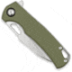 CobraTec Wolverine Liner Lock Drop Serrated Folding Knife, OD Green, 1410187