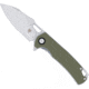 CobraTec Wolverine Liner Lock Drop Serrated Folding Knife, OD Green, 1410187