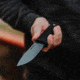Cold Steel 3V Master Hunter Fixed Blade Knife, 4.5 in, American CPM 3V High Carbon, Kray-Ex Handle, CS-36CB