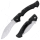 Cold Steel Rajah II Folding Knife, 6in Plain Carpenter AUS 10A w/Stonewash Finish, Black Griv-Ex Handle, CS-62JL