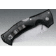Cold Steel Rajah III Folding Knife, 3.5in Plain Carpenter CTS BD1 Alloy w/Stonewash Finish, Black Griv-Ex Handle, CS-62KGCM