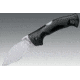Cold Steel Rajah III Folding Knife, 3.5in Plain Carpenter CTS BD1 Alloy w/Stonewash Finish, Black Griv-Ex Handle, CS-62KGCM