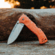 Cold Steel Ultimate Hunter, 3.5in Blade Length, American S35VN Steel Knife, Orange, CS-30URY
