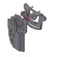 Comp-Tac International OWB Holster, SIG P226 X5 Legion, Right Hand, Black, C241SS369RBKN