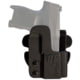 Comp-Tac Paddle Outside The Waistband Holster, Glock 31/Glock 17/Glock 22, Left Hand, Black Kydex, C212GL246LBKS