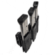 Comp-Tac Tri-Mag Pouch, Slick, Size 12 - Sig P229 .40, P320 9/40, S&amp;W 9/40, Left Side Carry/Right Hand Shooter, Black, Mag Size 12, C62512SL0LBKN