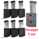 Comp-Tac Tri-Mag Pouch, Slick, Size 12 - Sig P229 .40, P320 9/40, S&amp;W 9/40, Left Side Carry/Right Hand Shooter, Black, Mag Size 12, C62512SL0LBKN