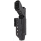 Comp-Tac Warrior with Light OWB Kydex Holster, Sig-P320 Carry + TLR-7A, Left Hand, Black, C828SS302LBKN