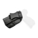 Rounded IWB KYDEX Holster, Ruger SR22, Left Hand, Black, RGR-SR22-BK-LH-VAR