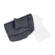 Rounded IWB KYDEX Holster, S&amp;W M&amp;P Bodyguard 380, Left Hand, Black, SWN-BG380L-BK-LH-VAR