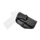 Rounded IWB KYDEX Holster, Sig Sauer SP2022, Right Hand, Black, SSR-SP2022-BK-RH-VAR