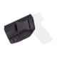 Rounded IWB KYDEX Holster, Springfield Hellcat, Left Hand, Carbon Fiber, SFA-HELLCAT-CF-LH-VAR