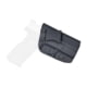 Rounded IWB KYDEX Holster, Springfield XD-M 3.8in 9mm, Right Hand, Black, SFA-XDM38-BK-RH-VAR