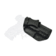 Rounded IWB KYDEX Holster, Walther PPQ M1 4.0in 9mm, Right Hand, Black, WTR-PPQ-BK-RH-VAR