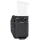 Rounded IWB/OWB MRD Magazine KYDEX Holster, 45ACP Single Stack, Ambidextrous, Black, CEX-45ACP-SS-BK-MAG