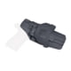 Rounded OWB KYDEX Paddle Holster, 1911 4.25in Commander, Non-Rail, LH, Black, CEX-1911-425NR-BK-LH-OWBPDL