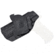 Rounded OWB KYDEX Paddle Holster, FN Herstal FNX 45, Left Hand, Carbon Fiber, FNS-FNX45-CF-LH-OWBPDL
