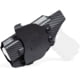 Rounded OWB KYDEX Paddle Holster, Glock 43/43X w/ TLR-6, Right Hand, Black, GLK-G43TLR6-BK-RH-OWBPDL