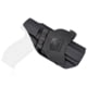 Rounded OWB KYDEX Paddle Holster, Ruger American Full Size, Left Hand, Black, RGR-AMRCNFS9-BK-LH-OWBPDL