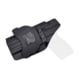 Rounded OWB Paddle Holster, Smith &amp; Wesson M&amp;P 4.25in, Right Hand, Black, SWN-MP425940-BK-RH-OWBPDL