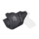 Rounded OWB KYDEX Paddle Holster, Taurus PT709/PT740 Slim, Right Hand, Black, CEC000437