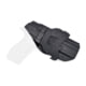 Rounded OWB KYDEX Paddle Holster, Taurus TH9/TH40 Full Size, Left Hand, Black, TRS-TH9TH40-BK-LH-OWBPDL