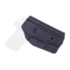 Rounded Tuckable IWB KYDEX Holster, Ruger LC9/LC9s/LC380/EC9s, Ambidextrous, Black, RGR-LC9LC380-BK-TUCK