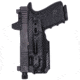 Rounded Weapon Mounted Light Holster for Streamlight TLR-7, Ambidextrous, Carbon Fiber Black, CEH000002