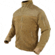 Condor Outdoor Alpha Fleece Jacket, Coyote Brown, Medium, 601-498-M