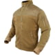 Condor Outdoor Alpha Fleece Jacket, Coyote Brown, Extra Large, 601-498-XL