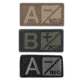 Condor Outdoor Blood Type Patch 6 Pcs/Pack, Apos, Coyote Brown, 229A+498