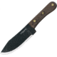 Condor Tool and Knife Mini Hudson Bay Knife, 8.88in Overall, 4.88in Condor Classic Finish 1075Hc Steel Drop Point, Walnut Handle, Black Leather Sheath, CTK2816-4.9HC