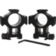 CounterSniper Optics Scope Mount Set w/ Picatinny Rail - 30 MM Tall, Black DOH371