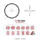 Crimson Trace Hardline Rifle Scope, 1-8x28mm, 34mm Tube, Second Focal Plane, Illuminated CT TR1-MOA, 01-3002402