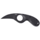 CRKT Bear Claw 2.39in Fixed Blade Knife, AUS 8, Hawkbill, Black Glass-Reinforced Nylon, 2516K