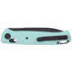 CRKT Counterpart Folding Knife, 3.38in, D2 Tool Steel Blade, Drop Point Blade, Aqua G10 Handle, K430BKP