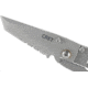 CRKT K.I.S.S. Knife - Satin, Tanto Blade, Combo Edge 5510