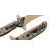 CRKT M16-13 Carson Special Forces Desert Tanto Folding Knife, Tan Finish M16-13DSFG
