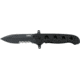 CRKT M21 Folding Knife, Drop Point Veff Combo Edge, Black TitanNitride Blade/Handle M21-14SFG