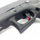 Cross Armory Glock Gen 1-4 Performance Drop In Trigger, 9mm, Aluminum Finish, Black/Red, Small, CRGTDI