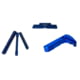 Cross Armory Glock 3-Piece Kit, 3 Pin Set, Extended Mag Catch, Extended Slide Lock, Gen 1-3, Blue, Small, CRGOKBL