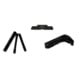 Cross Armory Glock Operator Kit, 3-Piece Generation 1-3 w/ 3-Pin Set, Extended Metal Mag Catch, Extended Slide Lock, Black, Small, CRGOKBK