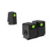 USED Cross Armory Glow-In-The-Dark Pistol Sights, Black, Tall, crGSt-bk, EDEMO2, Used, Condition Like New, Open Box
