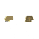 Cross Armory Glow-In-The-Dark Pistol Sights, Gold, Standard, crGSs-gd